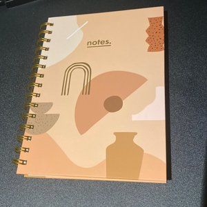 Boho scandi Notebook Lined Perforated pages NEW Designed in Australia